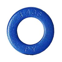 1-1/4" F436 Structural Flat Washer, Hardened, Teflon (Xylan) Blue